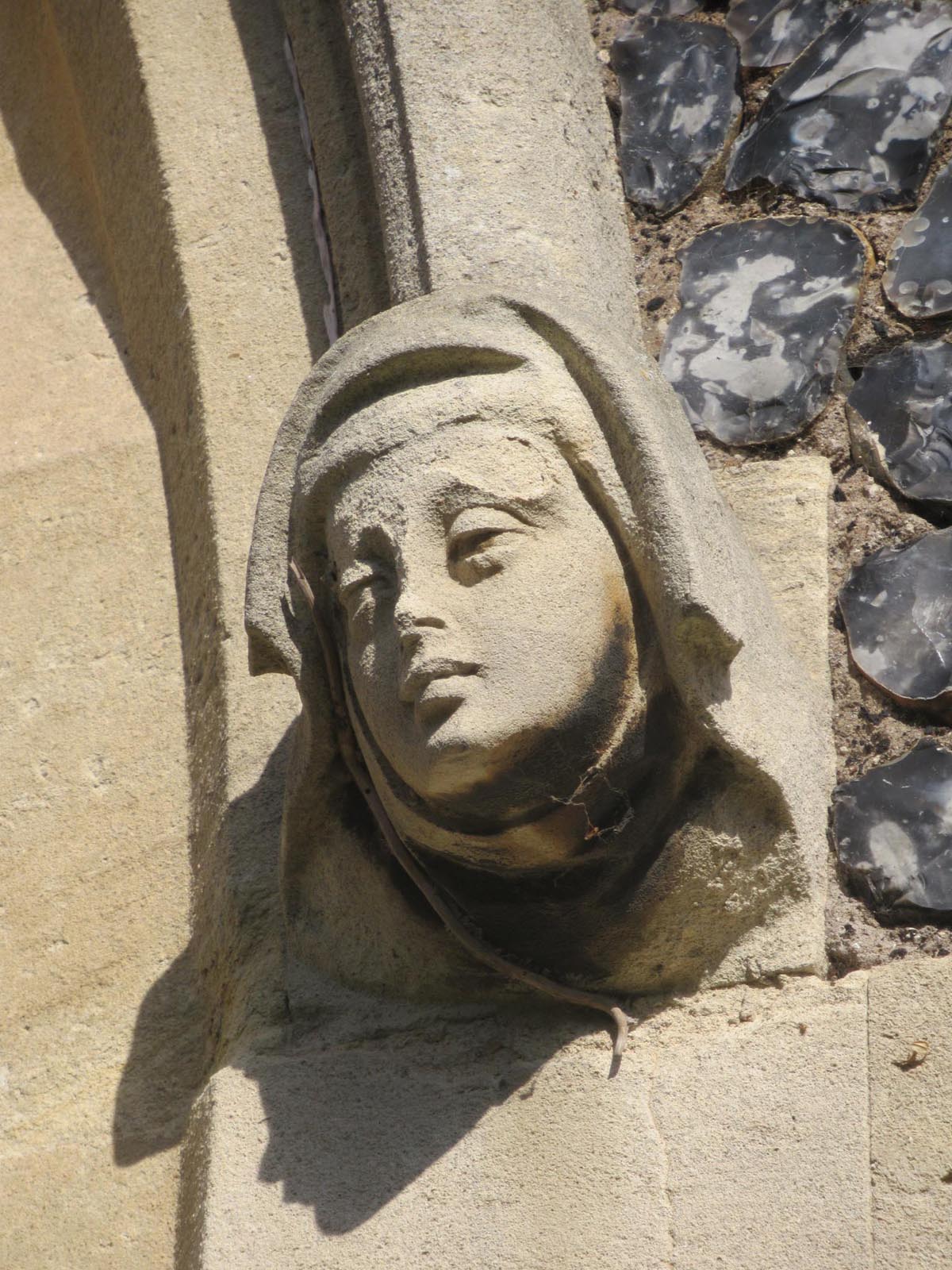 Sculptual head detail